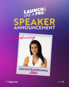 LAUNCH LIKE A PRO SPEAKER ANNOUNCEMENT SUMAN